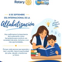 Publicación Rotarios Latinos sobre el Día Internacional de la Alfabetización