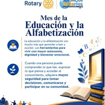 Publicación Rotarios Latinos sobre educación y alfabetización